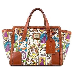 Dooney & Bourke Stained Glass Pattern - Disney Beauty and the Beast tote